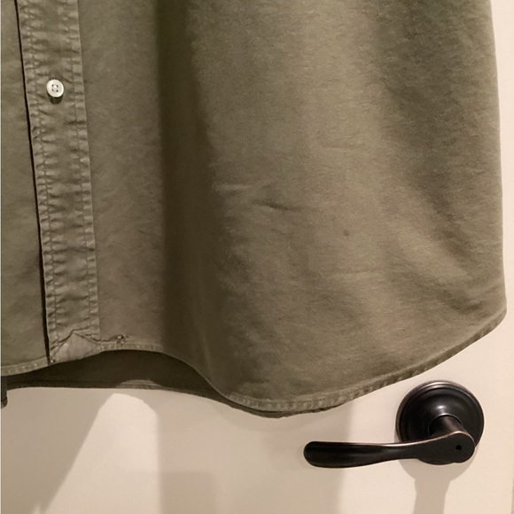 Ralph Lauren Olive Long Sleeve Shirt - Picture 4 of 5